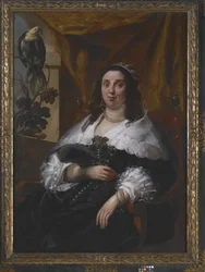 Retrato de uma Dama (óleo sobre tela)