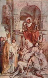 São Martinho curando um homem possuído, século XVII, 1903