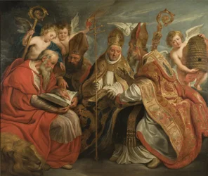 Os quatro Padres da Igreja Latina