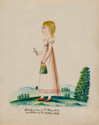 Retrato de Sarah Musser, 1826.