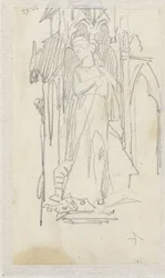 Esboço de uma estátua de H. Joris