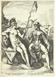 A Aliança entre Atena e Mercúrio (Hermathena)