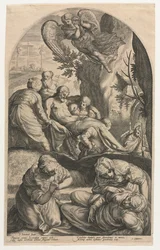Os Discípulos de Cristo Levando Seu Corpo ao Sepulcro