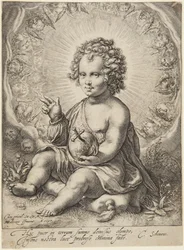 O Menino Jesus como Salvator Mundi