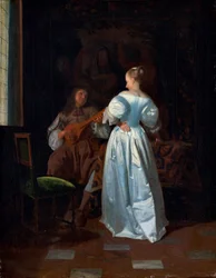 A Serenata, c.1669 (óleo sobre tela)