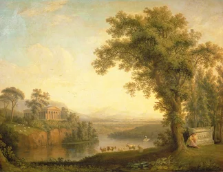Paisagem antiga com o túmulo de Phaeton, 1785