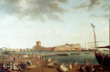 Vista do Porto de Taranto (Pintura