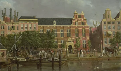 A escola de latim no Singel