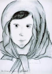 Rachsar, Cabul, Afeganistão, 2002 (carvão sobre papel)