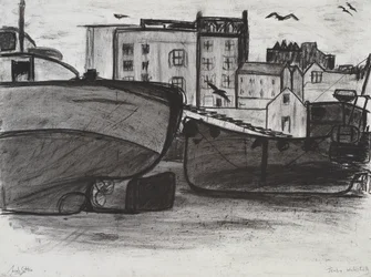 Tenby, 1994 (carvão sobre papel)