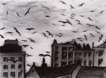 Tenby, 1994 (carvão sobre papel)