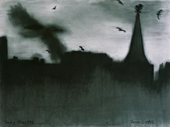 Tenby, 1994 (carvão sobre papel)