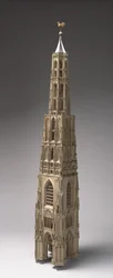 Maqueta da torre inacabada da Nieuwe Kerk