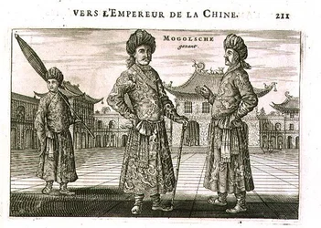 Mongóis, de um relato de uma embaixada holandesa na China