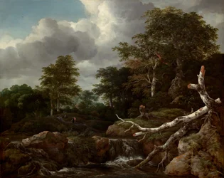 Cena da floresta, c. 1655.