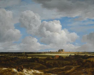 Alemão: Blick auf Haarlem Vista de Haarlem (Haerlempje)