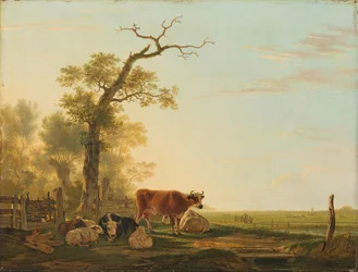Paisagem de Prados com Animais