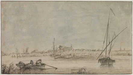 Vista de Dordrecht do rio, 1775-1815.