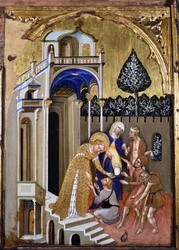Lúcia dá esmolas, c.1410.