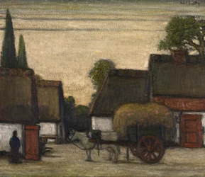 Haycart (óleo sobre tela)