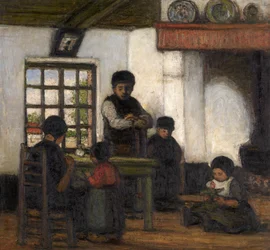 Interior do Campine (óleo sobre tela)