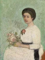 A Noiva Josine (óleo sobre cartão)