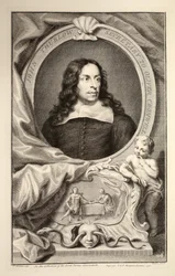 Retrato de John Thurlow, ilustração "das cabeças de pessoas ilustres de Grâ Bretanha", bar. de Knapton, Londres, 1742