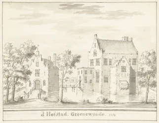 O castelo Groenewoude perto de Woudenberg, em 1382 