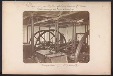 Estação de bombagem de vapor superior Prins Alexander / Kralingscheveer 18 de Setembro de 1869 (título sobre o objecto)
Drenagem de lagoas em Schieland a leste de Roterdão (título da série sobre o objecto)