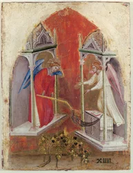 A Colheita Celestial (tempera no painel)