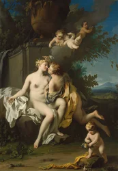 Flora e Zéfiro, década de 1730