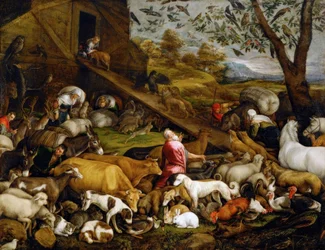 Entrada dos animais na arca