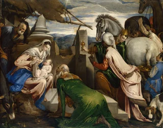 A Adoração dos Reis Magos, ca 1555