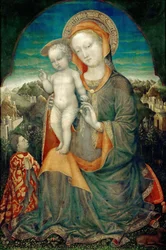 Madonna e criança por um príncipe da Casa de Este