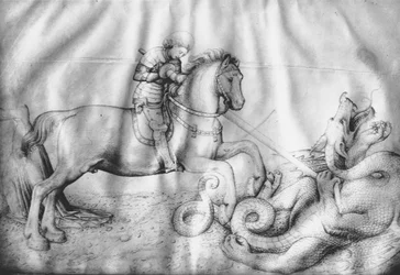 São Jorge, c.1450 (tinta sobre velino)