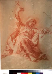 Alegoria da fé (sanguíneo)