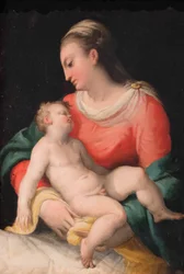 Madona com o Menino, c.1564 (óleo sobre madeira)