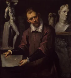 Retrato de um homem, 1600-1610.