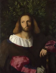 Retrato de um poeta Ludovico Ariosto, c. 1516