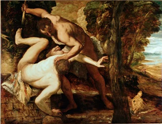 Caim a matar Abel, 1550-1553. 149 x 196 cm. Galleria dell