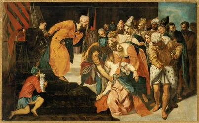 Ester perante o rei Assuero (pintura sobre tela)