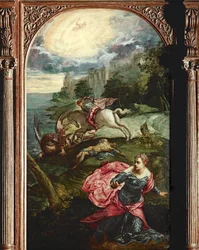 São Jorge e o Dragão, cerca de 1560 (óleo sobre tela)