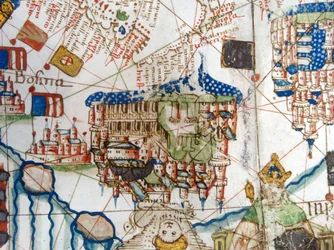 Mapa renascentista da Europa, Jacopo Russo (depois), 1528