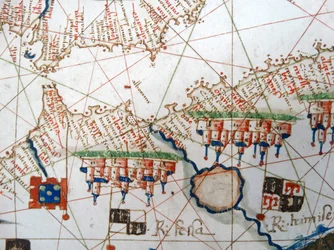 Mapa renascentista da Europa, Jacopo Russo (depois) 1528