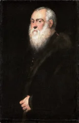 Alemão: Bildnis eines weißbärtigen Mannes Retrato do rei Sigismundo II Augusto (1520-1572)