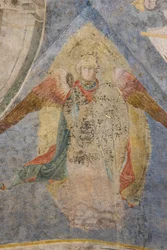 Alegoria da Fortaleza, Pormenor da abóbada (fresco)