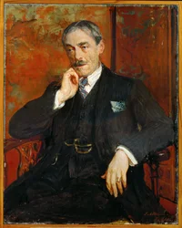 Paul Valery, poeta (pintura sobre tela)