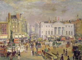 Piccadilly Circus, c.1908-9 (óleo sobre tela)
