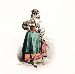 Mulher de Salamanca, Espanha