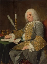 Retrato de Jean-Gabriel du Theil na assinatura do Tratado de Viena